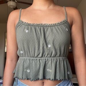 American Eagle- army green tank